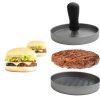 Stainless steel burger press