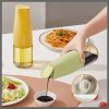 Kitchen Glass Oil Jug Automatic Open Close Non-drip Vinegar Bottle