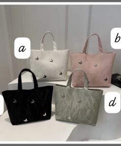 Butterfly large capacity tote Bag