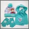 3 in 1 Winter kids cartoon themed beenies hat,scarf set  and gloves