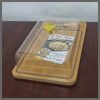 Wooden pizza tray plus acrylic cover and knife
