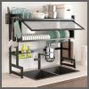 Heavy duty over the sink Rack with closable cabinet