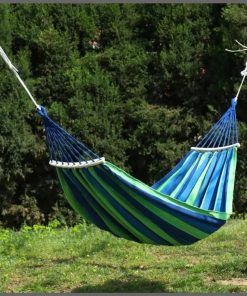 Stripped outdoor hammock heavy load bearing