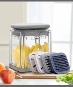 Press-type French Fries Cutter, Onion Dicer, Carrot Cutter, Kitchen Gadgets