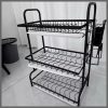 3 Tier dish rack with cutlery & Chop Board Holder
