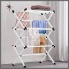Simple Retractable Drying Rack Drying Clothes Rack Three-layer