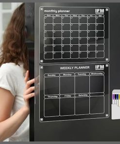 2 pcs set magnetic Montly/ WEEKLY fridge planner