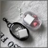 Portable Mini Transparent Multifunctional Headphone and charger case