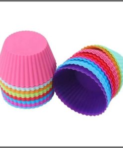 12pcs Silicone Cupcake mold