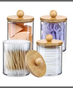 Acrylic earbud /swab, cotton wool/multipurpose organizer