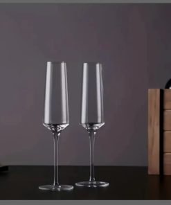6pcs Luxury Crystal Champagne Glasses