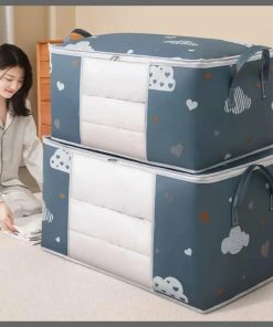 Extra Large Capacity Quilt Bags With Zipper Closet/Under bed Storage Organizer