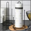 Light luxury metallic paper towel holder