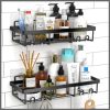 2Pcs Multipurpose  Shower caddy shelf/ Wall organizer