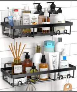 2Pcs Multipurpose  Shower caddy shelf/ Wall organizer