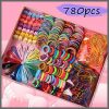 Girls Colorful Hair Bands Set Nylon Elastic Rubber Accessories