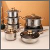 12pcs Stainless steel  Cookware set
