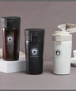 380ml Thermos Coffee Cup Tea Mug Double Layer Stainless Steel