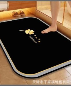 Diatom mud absorbent floor mat , anti slip, quick drying