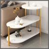 Modern luxury marble coffee side table