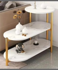 Modern luxury marble coffee side table