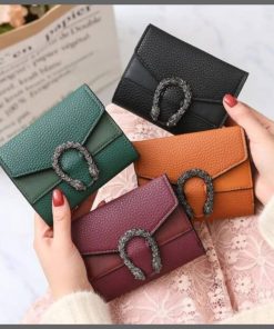 Ladies short foldable wallet 
