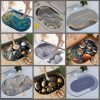 Big size Oval  48*78cm Bathroom/ Door mats with rubber underside