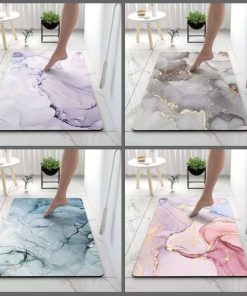 Super Absorbent Bath Mat Non Slip Quick Drying Entrance Doormat