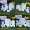 16pcs Glass Quadra Dinner Set
