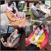 2-in-1 U-Shaped Neck Pillow with Tablet Phone Holder