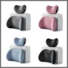 2 piece memory foam car headrest lumbar support