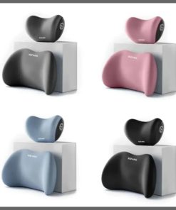 2 piece memory foam car headrest lumbar support