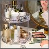 2 Tier Diamond acrylic rotating lazy Susan