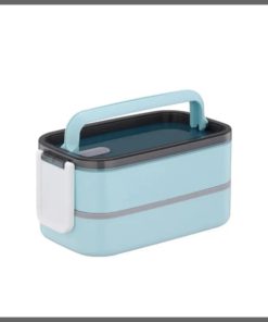 Stainless steel double compartment lunch box
