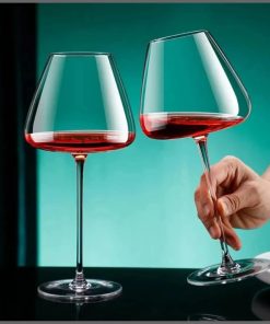 600ML 2pc Crystal Wine Glasses
