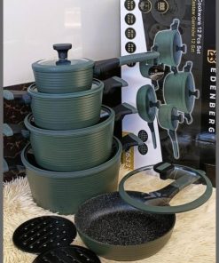 15pcs Edenberg Cookware Set