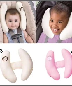 Banana shaped head neck support protector toddler pillow
