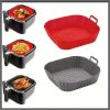 Square silicone air fryer liner