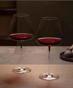 350ml 2pc Crystal Wine Glasses