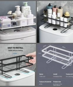 Single layer Over the toilet rack/shelf bathroom
