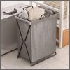 Large collapsible laundry basket
