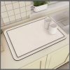 Geometric kitchen drying mat