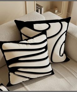 Light Luxury Abstract Art  Cushion  / Throw Pillow Cover
