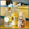Multi-Purpose Borosilicate Glass Storage Jar with Acacia wooden cork Lid