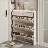 Ultra -Slim Bucket flip shoe cabinet