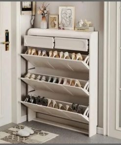 Ultra -Slim Bucket flip shoe cabinet