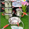 10pcs Aluminium Cookware set