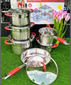10pcs Aluminium Cookware set