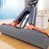 Self squeezing sponge mop perfect for wood floors and slippery floors