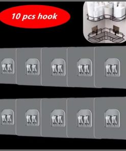 10pcs Clear self adhesive hooks
